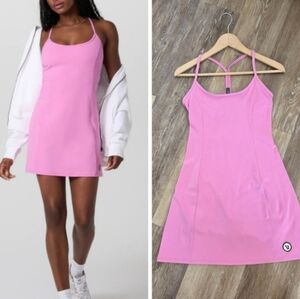 Vuori One Shot Tennis Dress NWT Azalea Pink Tennis Prep Casual Performance Wear